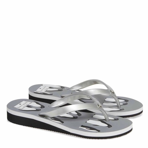 kate spade Shoes - KATE SPADE Penguin flip flops NWT size 7